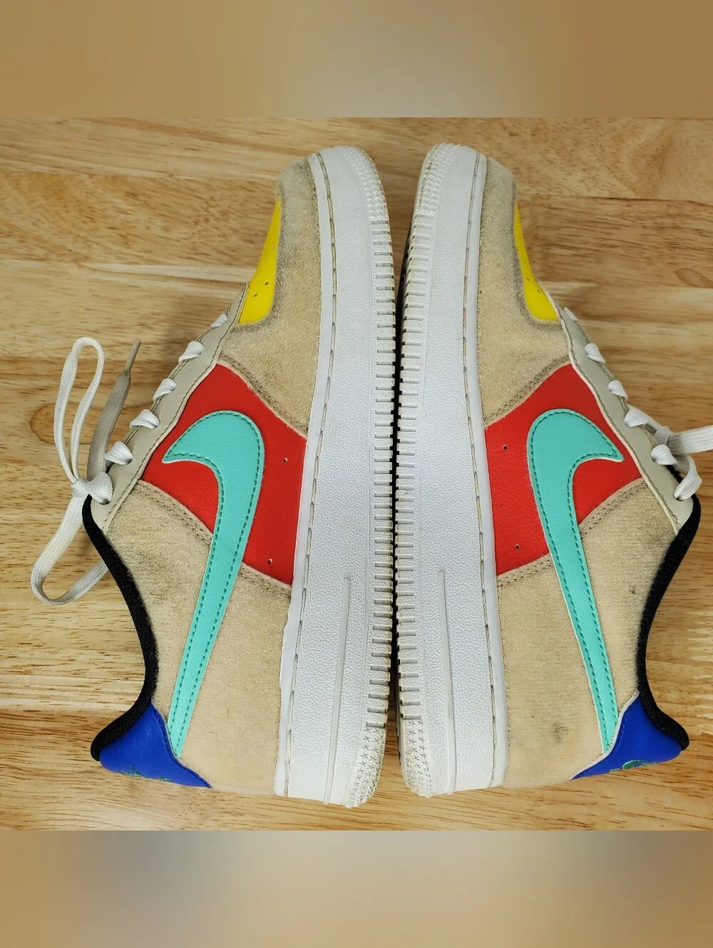 Nike Air Force 1 Low Shoes Multicolor Youth Size 5.5 FN7818 100